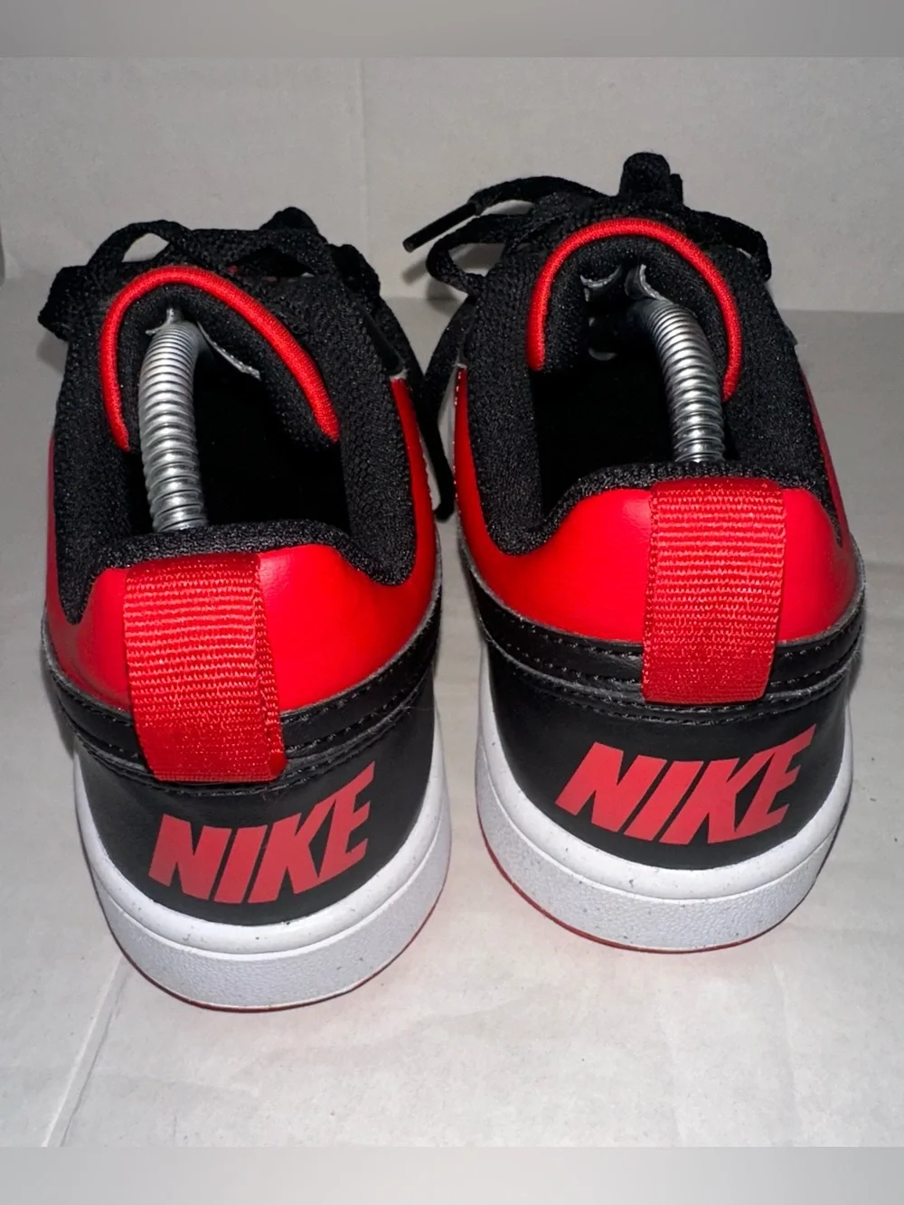 Nike Youth Court Borough Low Recraft GS Shoes Red Black  DV5456-600 Size 4Y